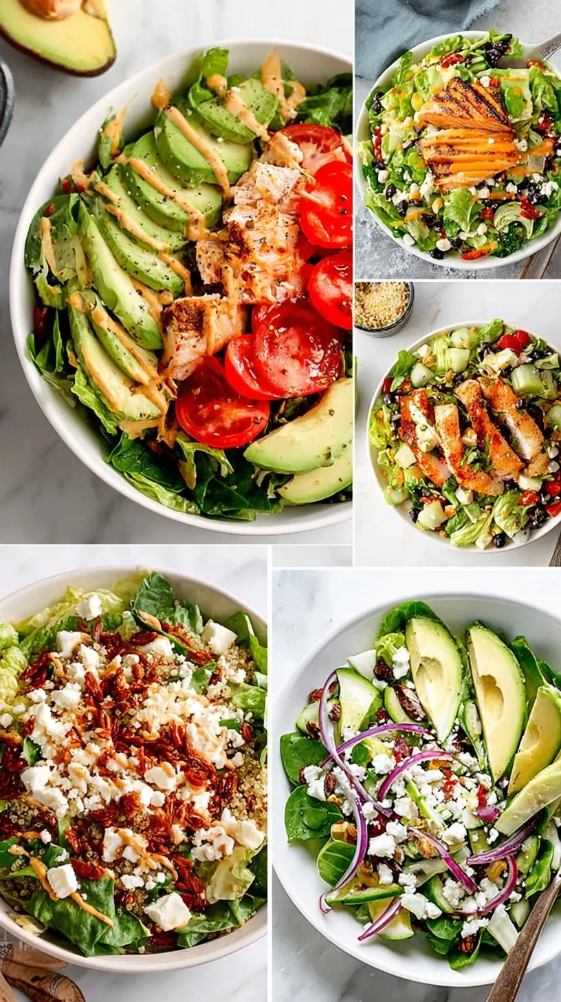 A vibrant Mediterranean Chickpea Salad with cucumbers, tomatoes, and creamy tahini dressing in a white bowl.