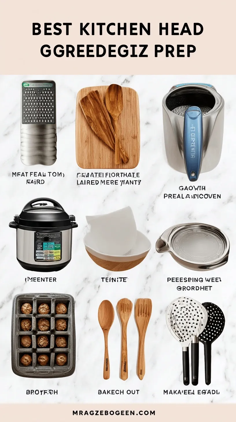 Professional meal prep setup with glass containers, roasted vegetables, and high-tech kitchen gadgets on a clean counter.