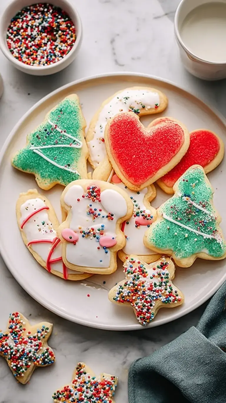 A tray of soft, golden-brown healthy sugar cookies cooling on a wire rack.