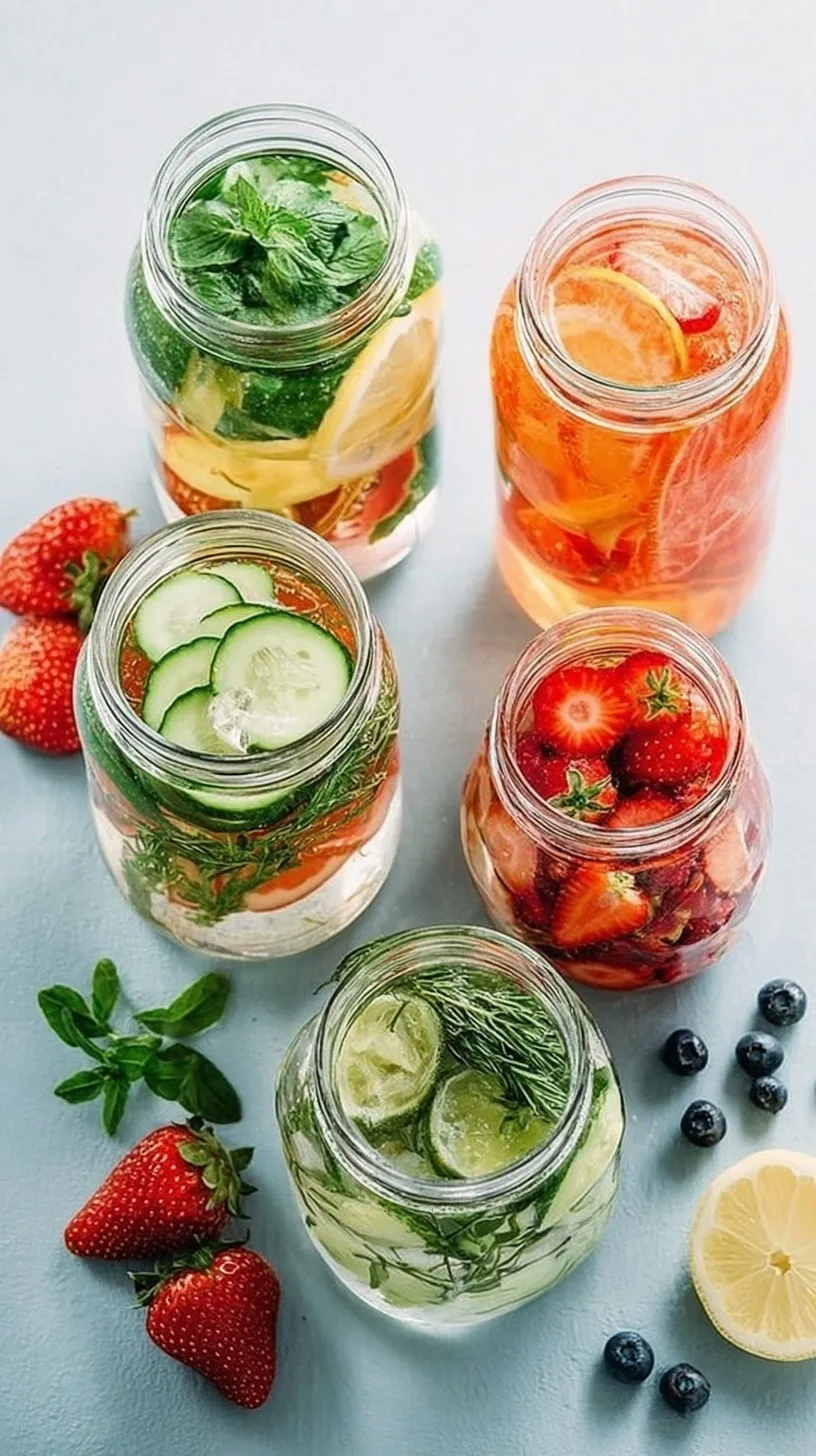 A glass pitcher filled with chilled cucumber mint infused water, lemon slices, and fresh mint leaves.