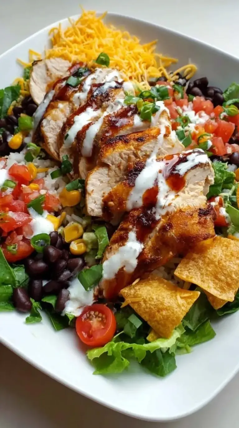 A vibrant Naked Chicken Burrito Bowl with grilled chicken, cilantro lime rice, black beans, corn, and avocado.
